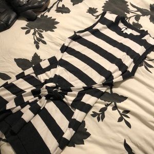 Current/Elliott tie waist sweater dress